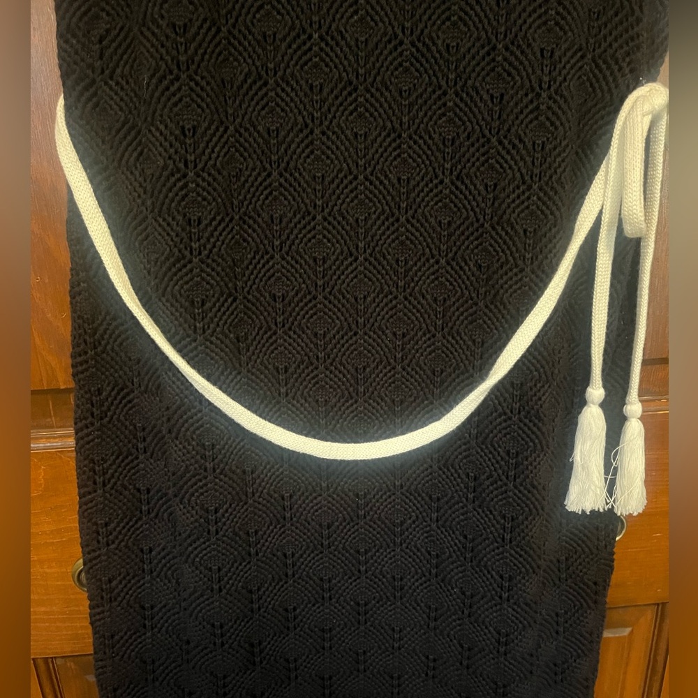 NWT Nine West Women's Sleeveless Cotton Crochet Maxi Dress XL - Picture 4 of 6